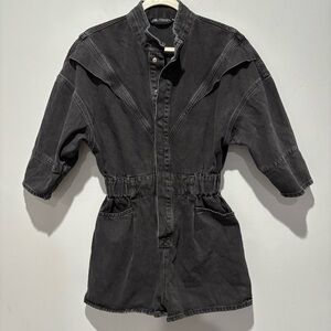 Zara denim romper